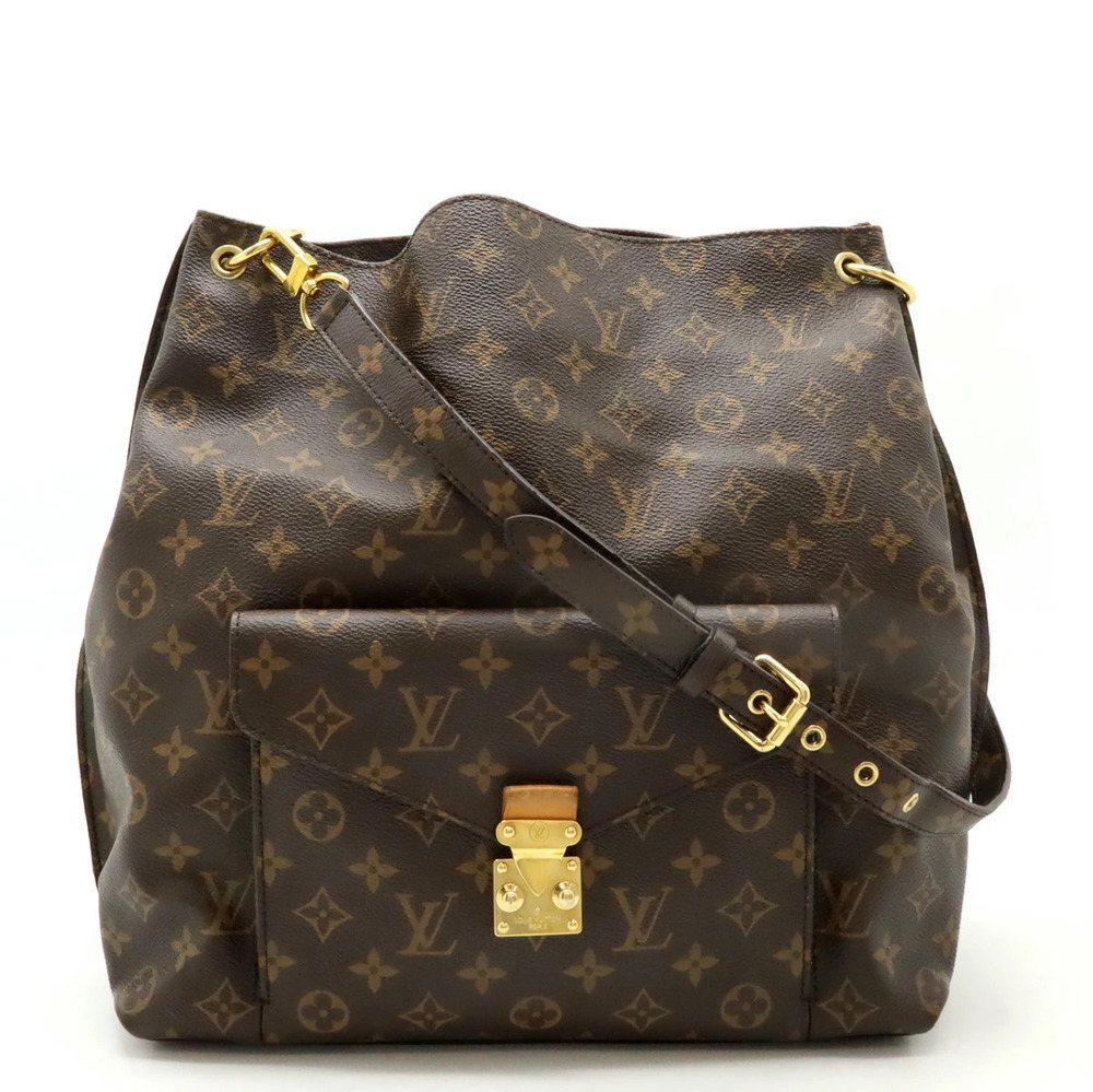 LOUIS VUITTON Monogram Metis Shoulder Bag Hobo Strap